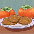 At spise en persimmon