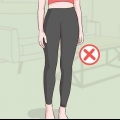 Iført leggings