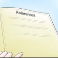 Opret en liste over referencer