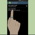 Bloker et nummer i android
