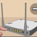 Tilslutning af en printer til et netværk via usb
