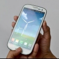 Tager et skærmbillede på en galaxy s3