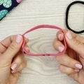 Syning af en scrunchie