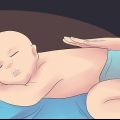 Bøvs en sovende baby
