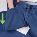 Folde et par jeans