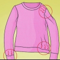 Gendannelse af en strakt sweater