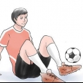 Sparke til en fodbold