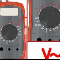 Brug af et voltmeter