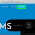 Ret et webcam, der viser en sort skærm i windows
