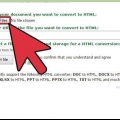 Konverter et word-dokument til html