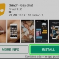 Brug af grindr