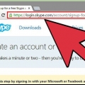 Log ind på skype