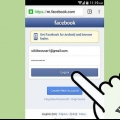 Skift dit profilbillede på facebook mobile