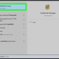 Se dine adgangskoder i windows credential manager