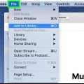 Læg mp3'er i itunes