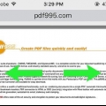 Læs pdf-filer på en iphone