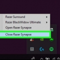 Afinstaller razer synapse fra en pc eller mac