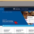 Rejser og arbejder i australien