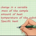 Beregn specifik varme