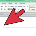 At slippe af med en vandret linje i ms word