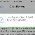 Gendan slettede beskeder i whatsapp
