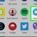 Gem videoer til telegram på android