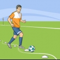 Spille fodbold