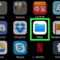 Åbning af zip-filer på en iphone