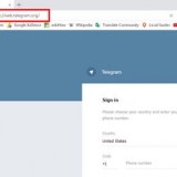 Log ind på telegram web på en pc eller mac