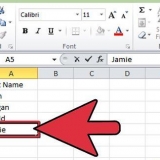 Sorter alfabetisk i excel