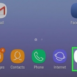 Skjul apps på en samsung galaxy