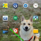Sletning af apps på en android-enhed