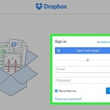 Tilføj filer til dropbox