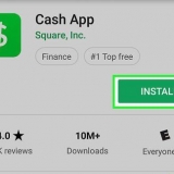 Brug af cash app på android