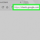 Tæller celler i google sheets på en pc