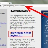 Brug af cheat engine