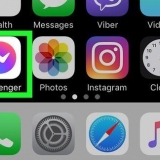 Fjern kontakter fra messenger på en iphone eller ipad