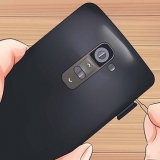 Fjernelse af batteriet fra en lg g2