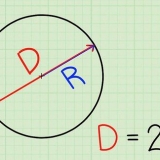 Beregning af diameteren af ​​en cirkel