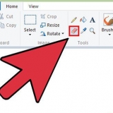 Skift størrelsen på viskelæderværktøjet i microsoft 7 paint