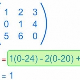 Find det omvendte af en 3x3 matrix