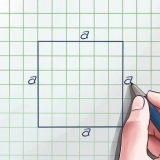 Beregning af arealet af en firkant ved hjælp af diagonalen