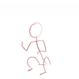 Tegning af påskeharen