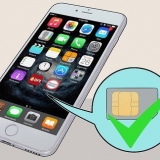 Fjernelse af sim-kortet fra en iphone