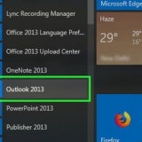 Brug af afstemningsknapperne i outlook