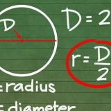Beregning af radius af en cirkel