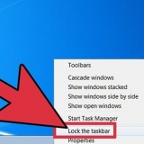 Skift skrivebordets proceslinje i windows
