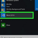 Tilføj en baggrund til et word-dokument