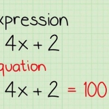 Løsning af et algebraisk udtryk