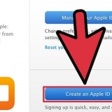 Opret et apple id